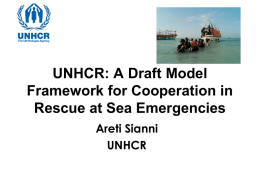 UNHCR: A Draft Model Framework for Cooperation in Rescue