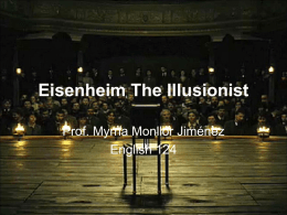 Eisenheim The Illusionist