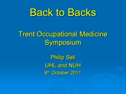 The Flags - Trent Occupational Medicine