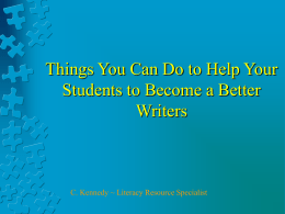 Things You Can Do to Help Your Child to Become a Better Writer