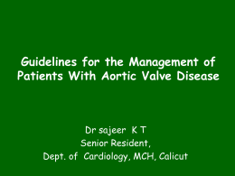 Guidelines for the Management of Patients With Aortic