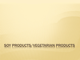 Soy Products/vegetarian products