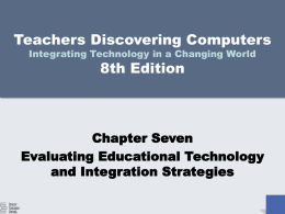 Evaluating Educational Technology