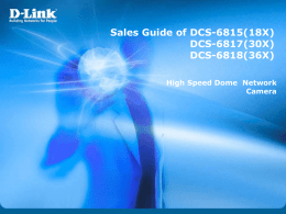DCS-3710_Sales Guide