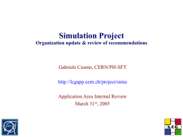 LCG Simulation Project