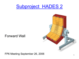 Subproject HADES 2 - GSI