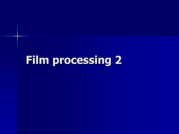 Film processing 2 - Sri Lanka School of Radiography 1957-2014
