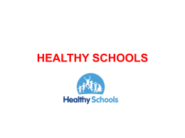 HEALTHY SCHOOLS - Trinity Catholic High School, Woodford …
