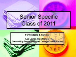 Senior Specific Class of 2008
