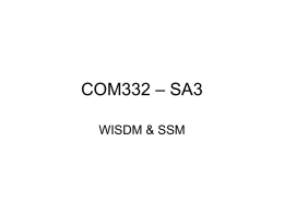 COM332 – SA3 - Glyndŵr University