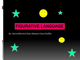 Figurative Language - DuBois Area School District / Overview