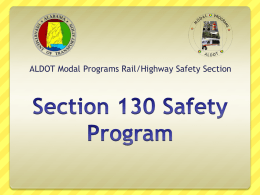 Section 130 Program - Association of County Commissions of
