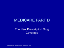 MEDICARE PART D - Oklahoma Society of CPAs