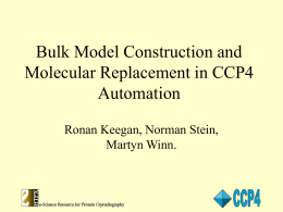 Bulk Model Construction and Molecular Replacement