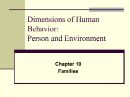 Dimensions of Human Behavior: Person and Environment
