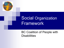 Social Organization Framework
