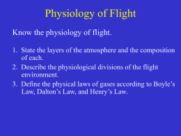 Physiology of Flight