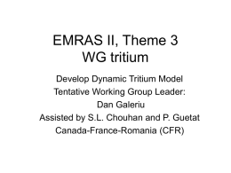 EMRAS II, Theme 3 - International Atomic Energy Agency