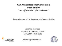 XXX Annual National Convention, Pearl Edition 'An
