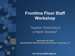 Frontline Floor Staff Workshop