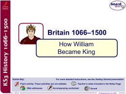 4. How William Became King
