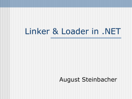Linker & Loader in .NET