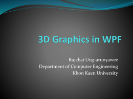 3D Graphics in WPF
