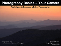 Basic Principles of DSLR Photography