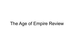 The Age of Empire Review