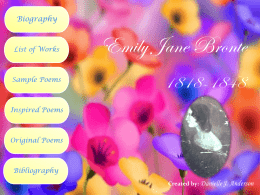Emily Jane Bronte - West Fargo Public Schools