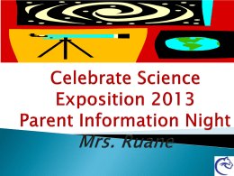 Science Fair Parent Night - Richland School District 400