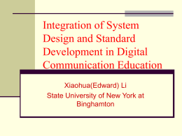 Project in EE 545 Digital Communications