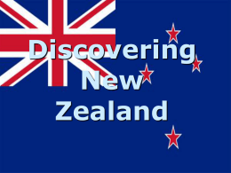 Discovering New Zealand