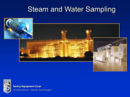 Seminar on Sample Conditioning for Steam & Water Sampling