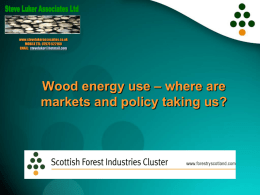Scottish Forestry Industries Cluster Conference