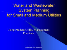 Water and Wastewater System Planning