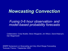 Nowcasting Conveciton