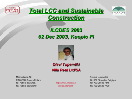 Presentation ILCDES 2003 OT