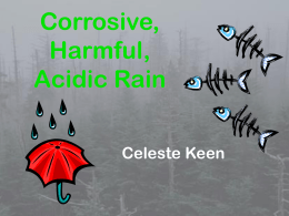 Acid Rain and Its Effects