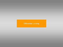 Leveling