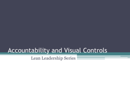 Lean Leadership Overview