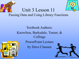 Unit 3 Lesson 11