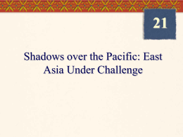Chapter 23 Shadows over the Pacific: East Asia under Challenge