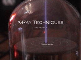 X-Ray Techniques - McGill University
