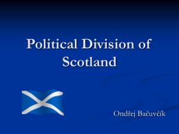 Political Division of Scotland