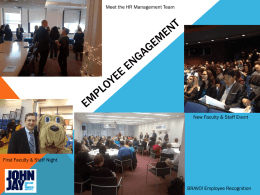 Employee Engagement 2013 - John Jay College of Criminal
