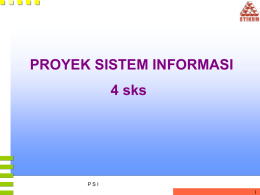 Proyek Sistem Informasi - Blog Sivitas STIKOM Surabaya