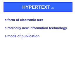 Hypertext 4 - ITIS Cannizzaro