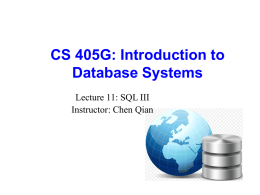 CS186: Introduction to Database Systems