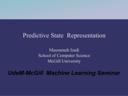 UdeM-McGill Machine Learning Seminar